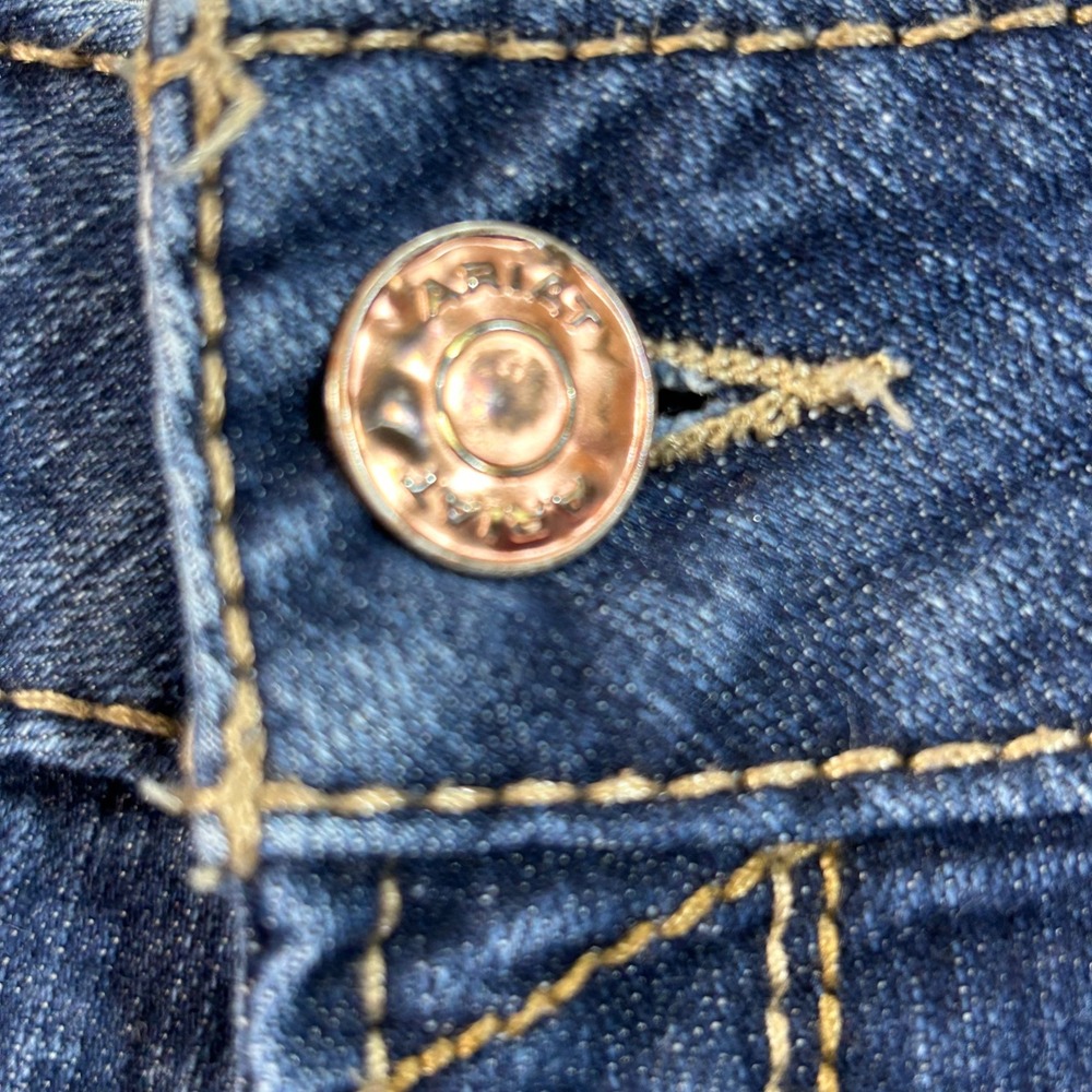 Ariat REAL Denim Rosa Bootcut Jeans Medium Wash Blue Womens 31R AW6308C - Picture 4 of 12